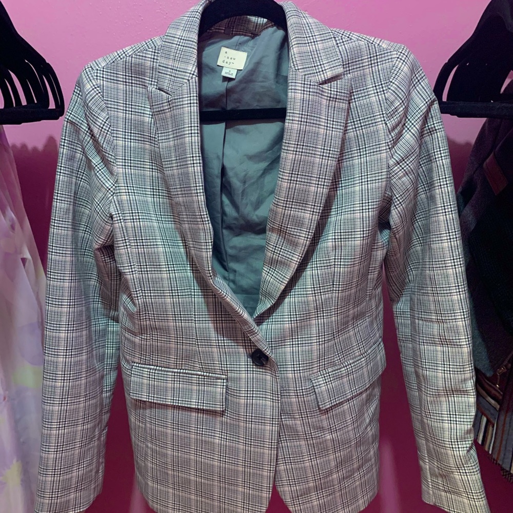 Gray blazer. Size 2.